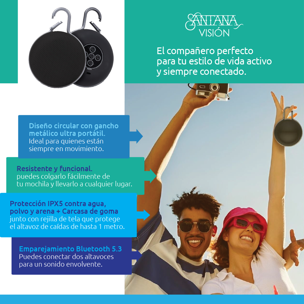 Parlante Bluetooth 5.3